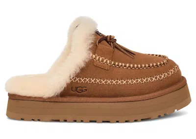 Pre-owned Ugg Disquette Alpine Slipper (women's) Sneakers In Chestnut
