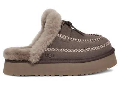 Pre-owned Ugg Disquette Alpine Slipper (women's) Sneakers In Thunder Cloud In Gray