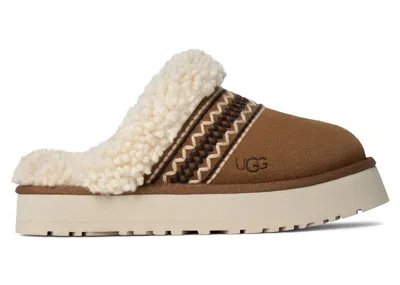 Pre-owned Ugg Disquette Atherson Slipper (women's) Sneakers In Chestnut