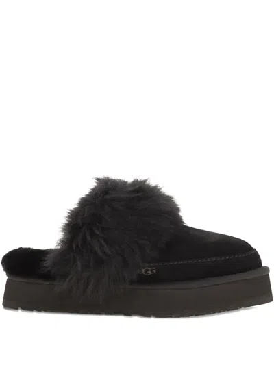 Ugg Disquette Chalet Mules In Black