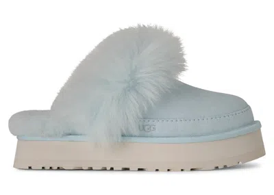 Pre-owned Ugg Disquette Chalet Slipper (women's) Sneakers In Reef Blue