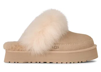 Pre-owned Ugg Disquette Chalet Slipper (women's) Sneakers In Sandcastle