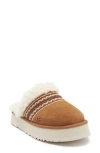 Ugg ® Disquette Genuine Shearling Lined Slipper In Brown