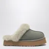 Ugg Disquette Moss Green Eather Slip-ons In Green