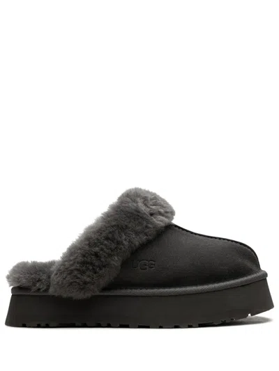 UGG DISQUETTE SHEARLING PLATFORM SLIPPERS