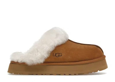 Pre-owned Ugg Disquette Slipper (women's) Sneakers In Chestnut