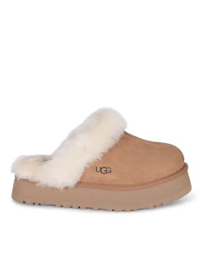 Ugg "disquette" Slippers In Brown
