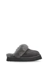 Ugg Cozy Womens Slip On Leather Slide Slippers In Grey