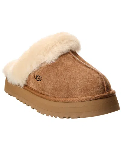Ugg Disquette Suede & Shearling Slipper