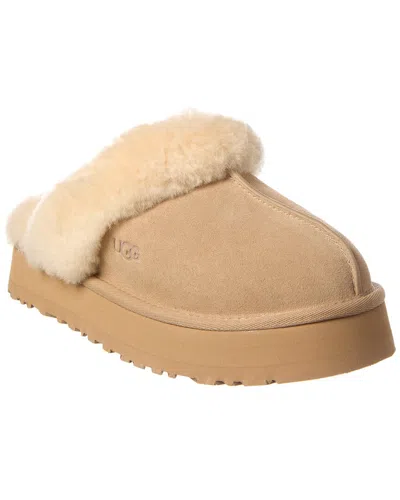 UGG UGG DISQUETTE SUEDE & SHEARLING SLIPPER