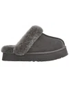 Ugg Disquette Suede Slipper In Gray