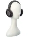 Ugg Dnu Packaway  Center Strip Suede Earmuffs In Gray
