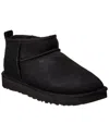 Ugg Classic Ultra Mini Suede & Shearling Boot
