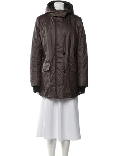 Pre-owned Ugg Down Coat In Brown