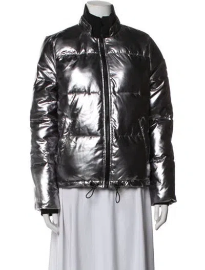Pre-owned Ugg Down Jacket In Metallic