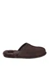 Ugg Dusted Cocoa Solid Slippers In Brown