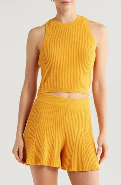 Ugg ® Elaenia Cozy Knit Lite Tank Sweater In Yellow