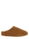 Ugg Slip-on Sandals With Smooth Suede Exterior In Brown