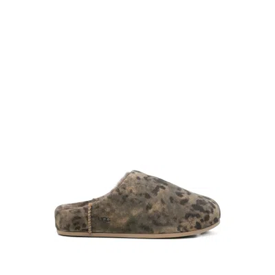 Ugg Elea Leopard-print Shearling Slippers In Multi