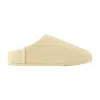 Ugg Elea Slip-on Cream Leather Slippers In Animal Print