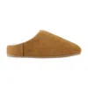 Ugg Slip-on Sandals With Smooth Suede Exterior In Brown