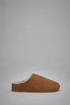 Ugg Suede Leather Slipper Boots In Brown