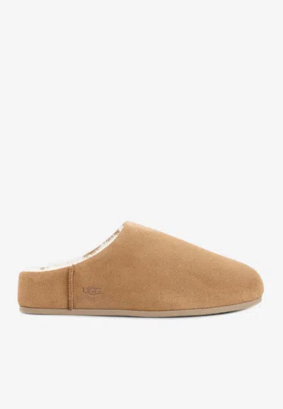 UGG ELEA SLIP-ON SUEDE SLIPPERS