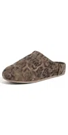 Ugg Elea Leopard-print Shearling Slippers In Brown