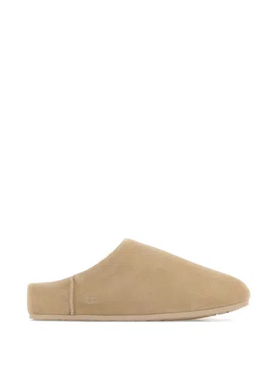 Ugg Chestnut Brown Suede Leather Elea Slip-on Slippers