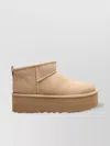Ugg Classic Ultra Mini 1135092-san Platform Boots Women Sand Suede Comfort Ankle In Neutrals
