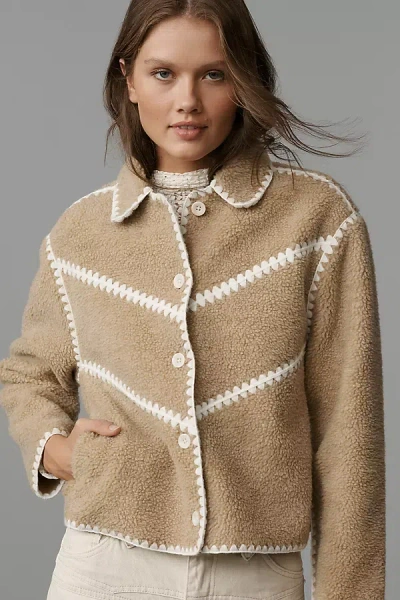 UGG ELLISON FLUFF SHELL FLEECE JACKET