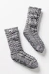 Ugg Elowyn Cable-knit Fleece-lined Socks In Gray