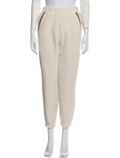 Pre-owned Ugg Embroidered Accent Pajamas In Neutrals