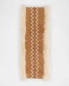 Ugg Embroidered Dyed Shearling Headband In Chestnut
