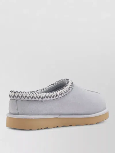 Ugg Embroidered Trim Round Toe Rubber Sole Slippers In Multi