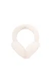 Ugg Sheepskin Logo-embroidered Earmuffs In Gray