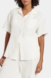 UGG EMBROOK SHORT SLEEVE COTTON GAUZE PAJAMA TOP