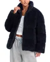 Ugg Emmlyn Faux Fur Puffer Jacket In Tar
