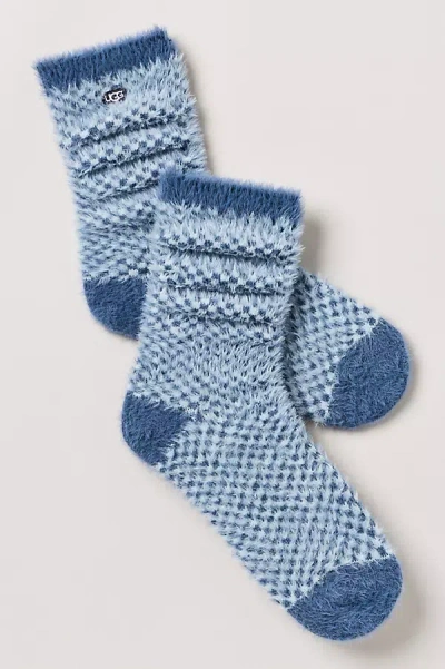 Ugg Enlie Crew Socks In Blue