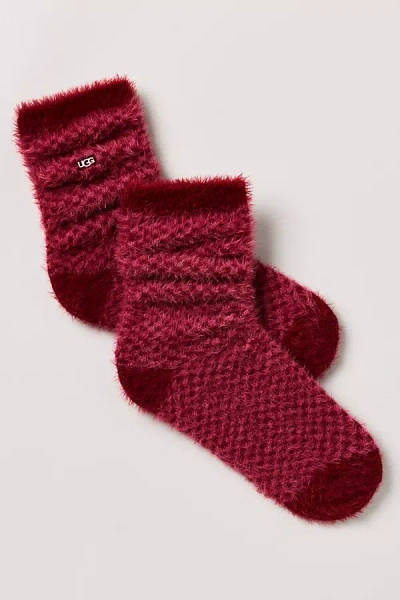 Ugg Enlie Crew Socks In Pink
