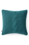 Ugg ® Erie Cable Knit Accent Pillow In Chlorophyll