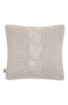 Ugg ® Erie Cable Knit Accent Pillow In Oyster