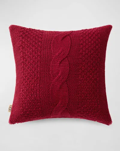 Ugg Erie Pillow In Dark Cherry