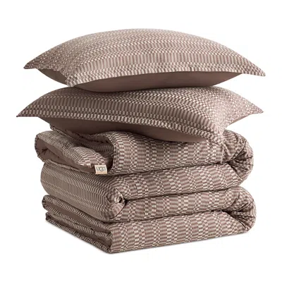 Ugg Eros Comforter Set, King In Brown