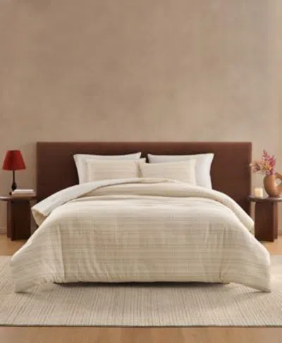 Ugg Eros Cotton 3 Piece Comforter Sets In Burnt Cedar