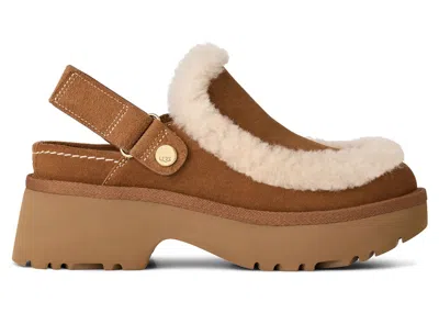 Pre-owned Ugg Esmee Clog (women's) Sneakers In Chestnut In Brown