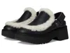 Ugg Esme Leather Slingback Clogs In Black