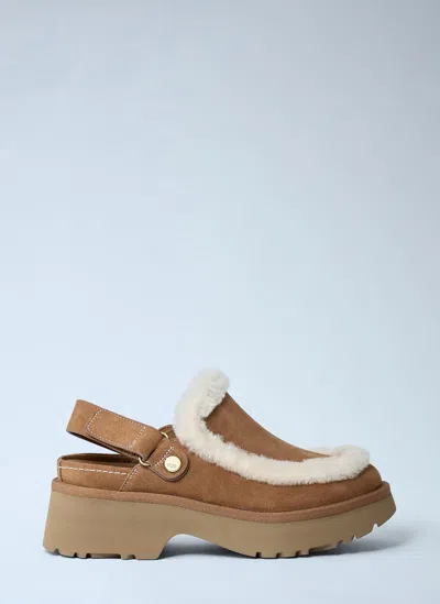 Ugg Esmee Platform Clogs In Brown