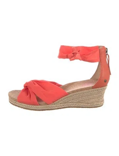 Pre-owned Ugg Espadrilles In Orange