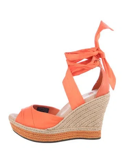 Pre-owned Ugg Espadrilles In Orange